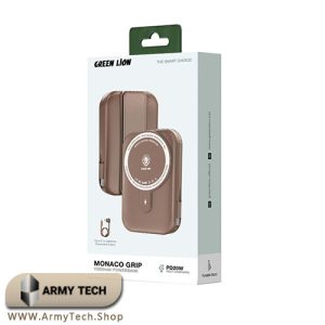 پاوربانک مگسیف Green Lion Monaco Grip ظرفیت 10000 میلیآمپر