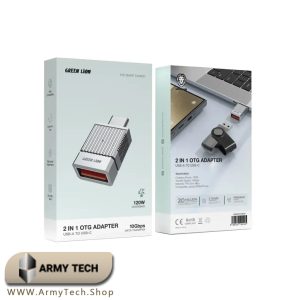 خرید مبدل OTG USB-A USB-C گرین لاین Green Lion