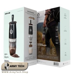 خرید آسیاب قهوه قابل حمل گرین لاین glcg46 شارژی coffee grinder Green Lion