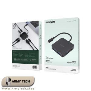 خرید هاب USB-C گرین لاین 7 در 1 GHB-7 Green Lion