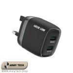 شارژر دیواری دو پورت USB 12w گرین لاین Green Lion