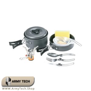ست ظروف کمپینگ گرین لاین 10 تکه Green Lion Camping Cookware 10in1