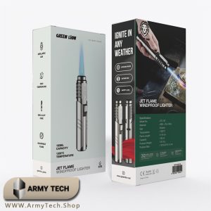 فندک جت گرین لاین jet flame lighter Green Lion GTL-50