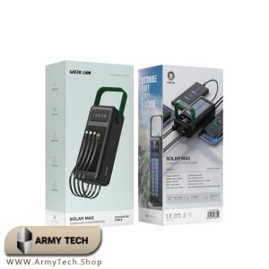 پاوربانک خورشیدی گرین لاین Green Lion Solar Max Power Bank 50000mAh GL-PB73
