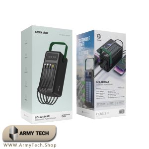 پاوربانک خورشیدی گرین لاین Green Lion Solar Max Power Bank 80000mAh GL-PB74