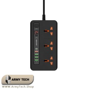 چندراهی برق پورودو pdfwch013gy 3000w 2m پرودو Porodo