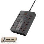 چندراهی برق پورودو pdfwch0093mbk 3000w 3m پرودو Porodo
