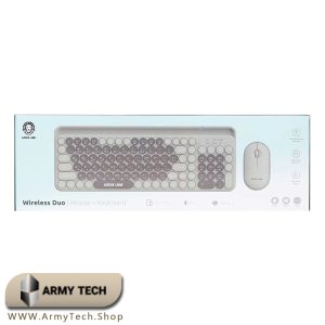 ست کیبورد و ماوس بی سیم گرین لاین مدل Duo Green Lion